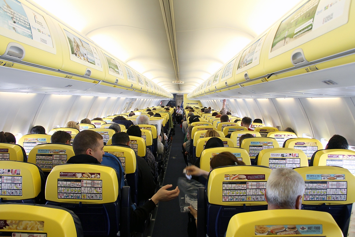 Ryanair 737 Interior