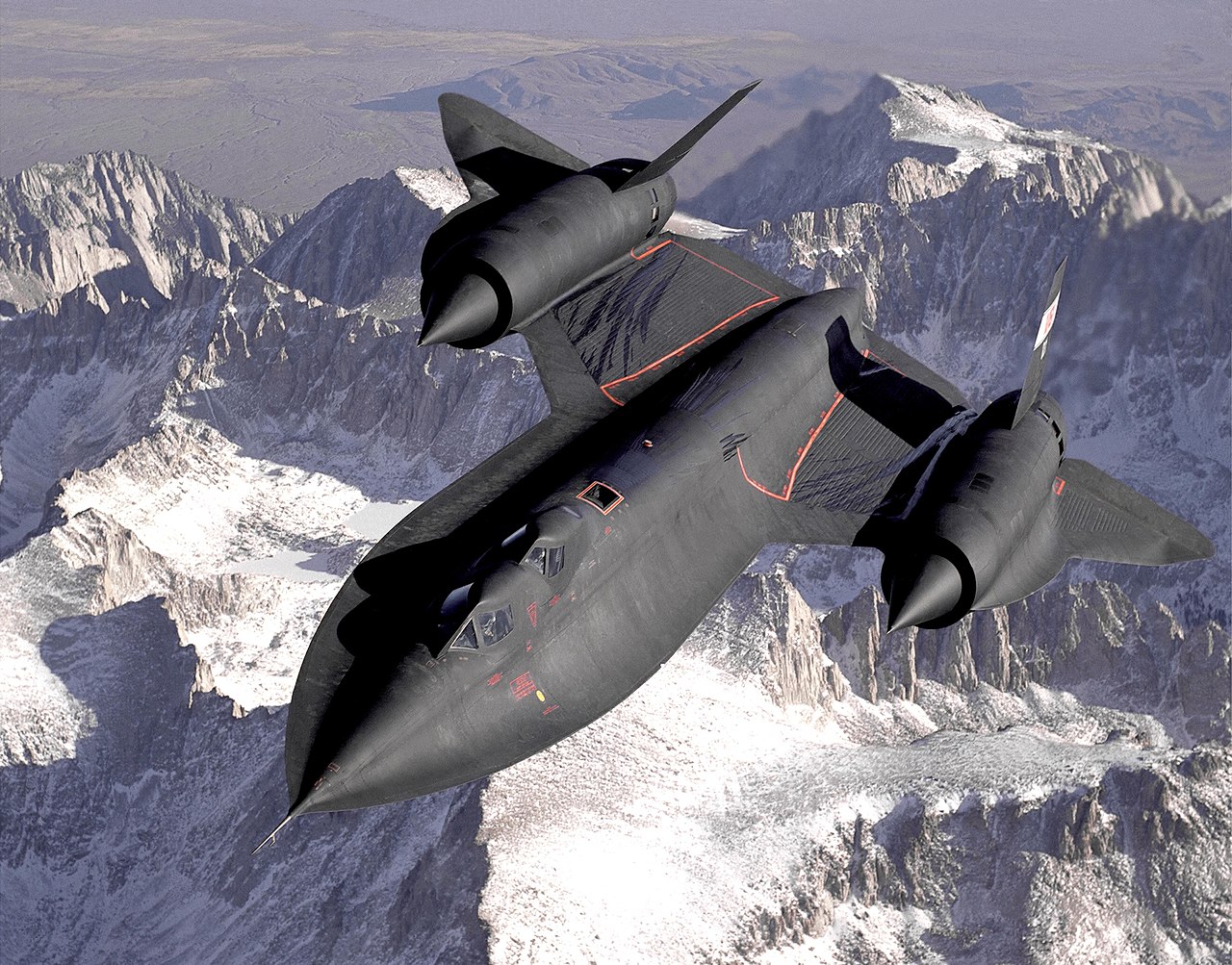 SR-71 Inflight