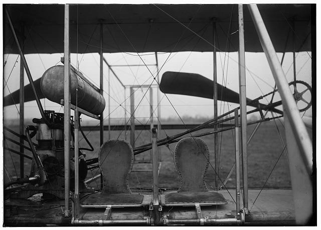 Closeup of a Wright Airplane