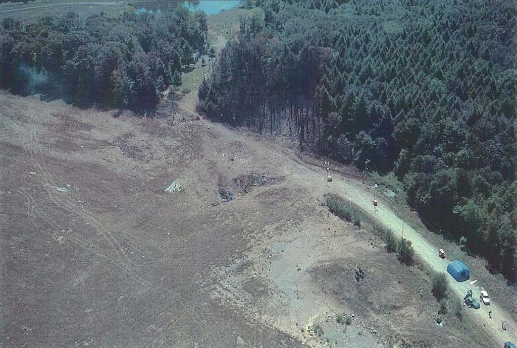 Crash site of flight 93